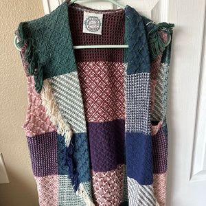Hand Woven Patchwork Vest